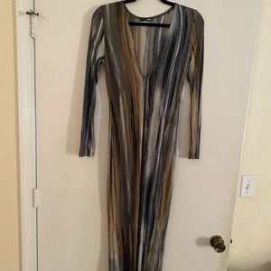 Long body con dress